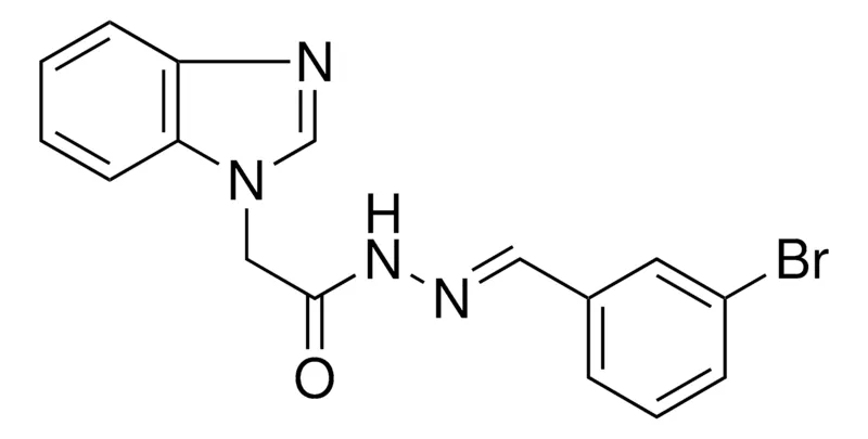 Sigma-Aldrich 2-BENZOIMIDAZOL-1-YL-ACETIC ACID (3-BROMO-BENZYLIDENE)-HYDRAZIDE,AldrichCPR