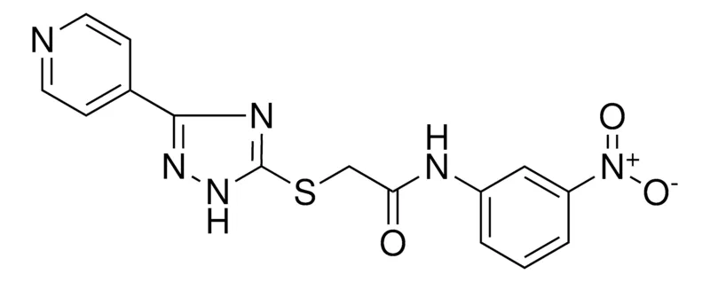 Sigma-Aldrich N-(3-NITRO-PHENYL)-2-(5-PYRIDIN-4-YL-2H-(1,2,4)TRIAZOL-3-YLSULFANYL)-ACETAMIDE,AldrichCPR