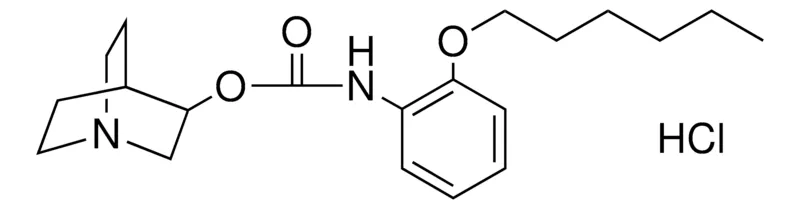 Sigma-Aldrich (2-HEXYLOXY-PH)-CARBAMIC ACID 1-AZA-BICYCLO(2.2.2)OCT-3-YL ESTER, HYDROCHLORIDE,AldrichCPR