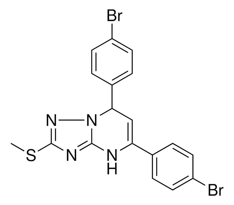 Sigma-Aldrich 5,7-BIS-(4-BR-PH)-2-METHYLSULFANYL-4,7-DIHYDRO-(1,2,4)TRIAZOLO(1,5-A)PYRIMIDINE，AldrichCPR