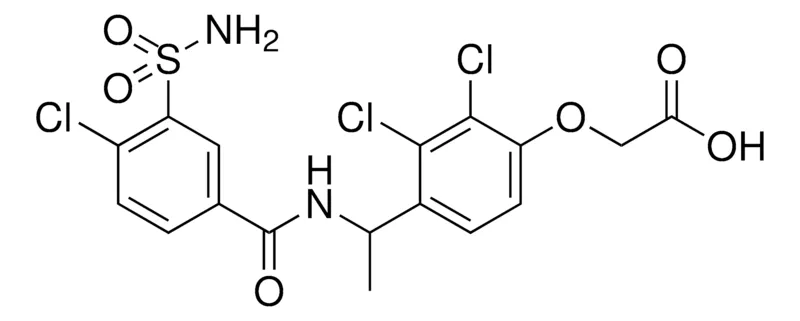 Sigma-Aldrich (4-(1-((3-(AMINOSULFONYL)-4-CL-BENZOYL)AMINO)ET)-2,3-DICHLOROPHENOXY)ACETIC ACID,AldrichCPR