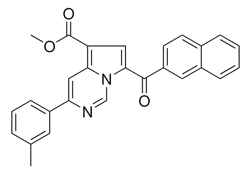 Sigma-Aldrich METHYL 3-(3-METHYLPHENYL)-7-(2-NAPHTHOYL)PYRROLO(1,2-C)PYRIMIDINE-5-CARBOXYLATE,AldrichCPR