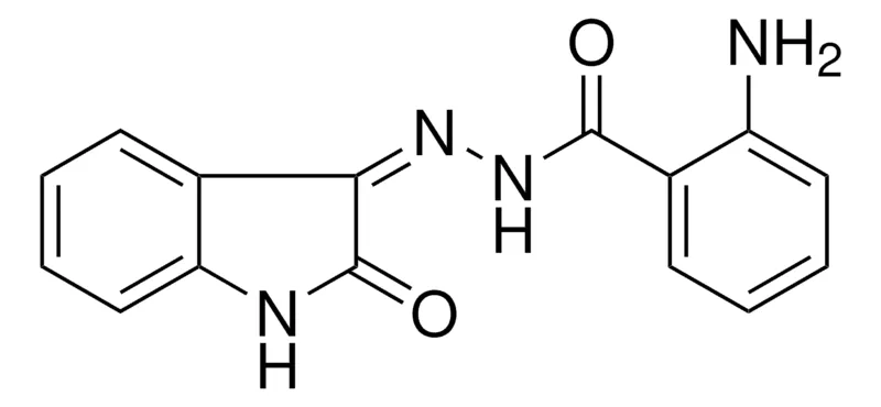 Sigma-Aldrich 2-AMINO-BENZOIC ACID (2-OXO-1,2-DIHYDRO-INDOL-3-YLIDENE)-HYDRAZIDE,AldrichCPR