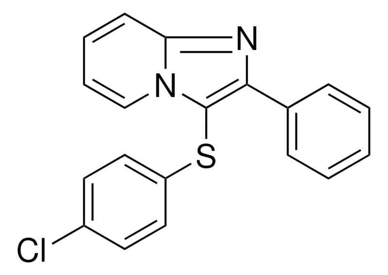 Sigma-Aldrich 3-(4-CHLORO-PHENYLSULFANYL)-2-PHENYL-IMIDAZO(1,2-A)PYRIDINE,AldrichCPR