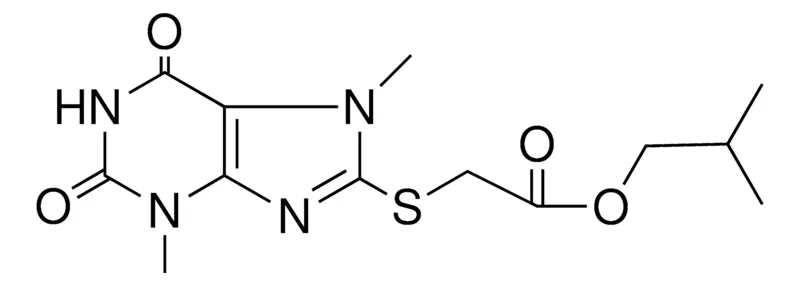 Sigma-Aldrich (3,7-DIMETHYL-2,6-DIOXO-4H-1H-PURIN-8-YLSULFANYL)-ACETIC ACID ISOBUTYL ESTER,AldrichCPR