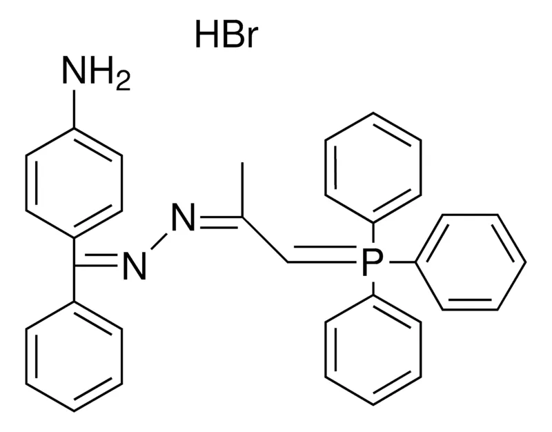 Sigma-Aldrich (2-(A-(4-AMINOPHENYL)BENZYLIDENEHYDRAZINYLIDENE)PROPYLIDENE)TRI-PH-PHOSPHORAN BR,AldrichCPR