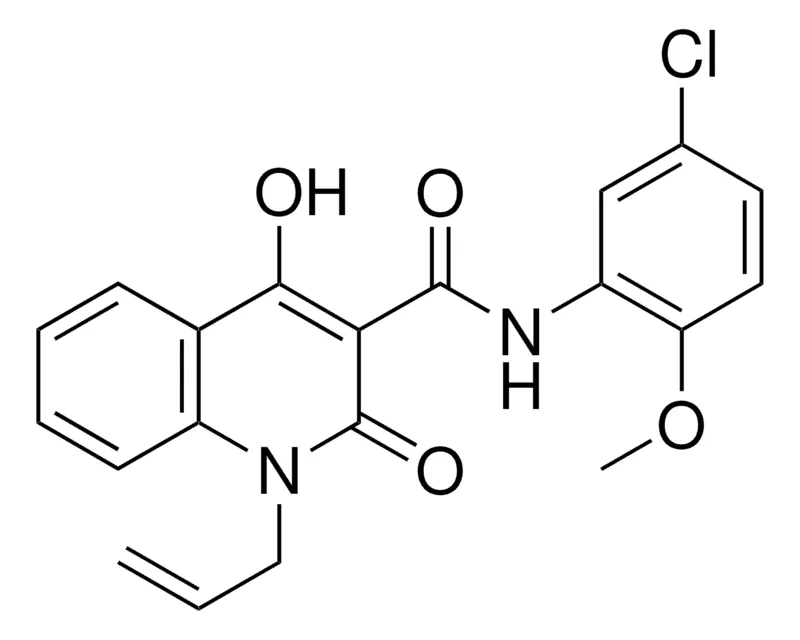 Sigma-Aldrich 1-ALLYL-4-HO-2-OXO-1,2-2H-QUINOLINE-3-CARBOXYLIC ACID (5-CL-2-MEO-PHENYL)-AMIDE,AldrichCPR