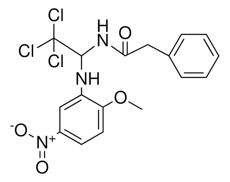 Sigma-Aldrich 2-PHENYL-N-(2,2,2-TRICHLORO-1-(2-METHOXY-5-NITRO-PHENYLAMINO)-ETHYL)-ACETAMIDE,AldrichCPR