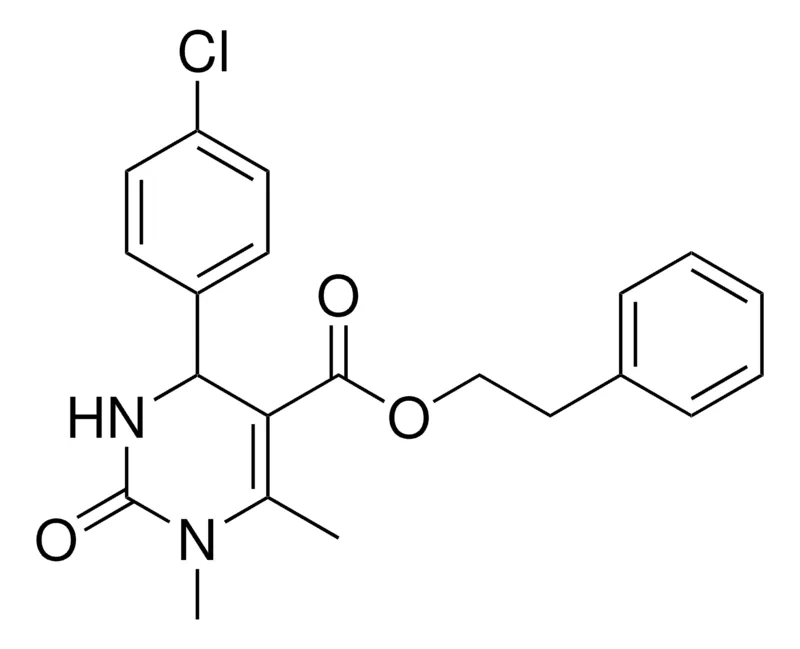 Sigma-Aldrich 2-PHENYLETHYL 4-(4-CHLOROPHENYL)-1,6-DIMETHYL-2-OXO-1,2,3,4-TETRAHYDRO-5-PYRIMIDINECARBOXYLATE,AldrichCPR