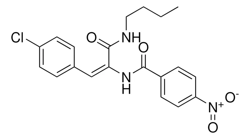 Sigma-Aldrich N-(1-BUTYLCARBAMOYL-2-(4-CHLORO-PHENYL)-VINYL)-4-NITRO-BENZAMIDE，AldrichCPR
