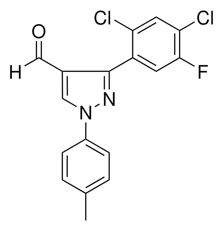 Sigma-Aldrich 3-(2,4-DICHLORO-5-FLUOROPHENYL)-1-(4-METHYLPHENYL)-1H-PYRAZOLE-4-CARBALDEHYDE,AldrichCPR