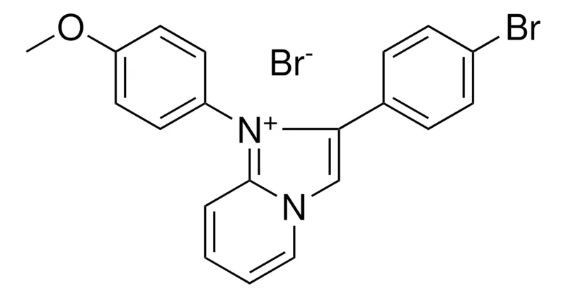 Sigma-Aldrich 2-(4-BROMOPHENYL)-1-(4-METHOXYPHENYL)IMIDAZO(1,2-A)PYRIDIN-1-IUM BROMIDE,AldrichCPR