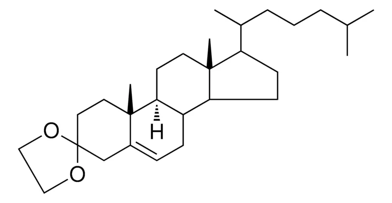 Sigma-Aldrich (9S,10R,13R)-10,13-DIMETHYL-17-(6-METHYLHEPTAN-2-YL)-1,2,4,7,8,9,10,11,12,13,14,15,16,17-TETRADECAHYDROSPIRO[CYCLOPENTA[A]PHENANTHRENE-3,2'-[1,3]DIOXOLANE]，AldrichCPR