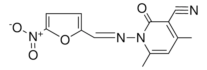 Sigma-Aldrich 1-(5-NITROFURFURYLIDENE-2-IMINO)-2,4-DIMETHYL-5-CYANO-6-PYRIDONE,AldrichCPR