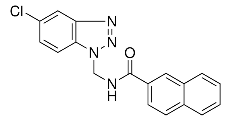 Sigma-Aldrich NAPHTHALENE-2-CARBOXYLIC ACID (5-CHLORO-BENZOTRIAZOL-1-YLMETHYL)-AMIDE,AldrichCPR