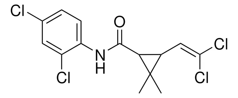 Sigma-Aldrich 3-(2,2-DICHLORO-VINYL)-2,2-DI-ME-CYCLOPROPANECARBOXYLIC ACID (2,4-DI-CL-PH)AMIDE,AldrichCPR
