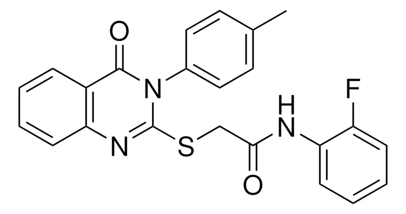 Sigma-Aldrich N-(2-FLUORO-PH)-2-((3-(4-ME-PH)-4-OXO-3,4-DIHYDRO-2-QUINAZOLINYL)THIO)ACETAMIDE，AldrichCPR