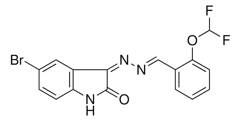 Sigma-Aldrich 5-BROMO-3-((2-DIFLUOROMETHOXY-BENZYLIDENE)-HYDRAZONO)-1,3-DIHYDRO-INDOL-2-ONE,AldrichCPR