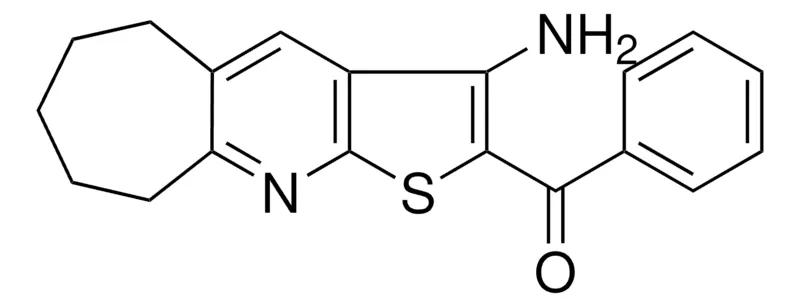 Sigma-Aldrich (3-AMINO-6,7,8,9-4H-5H-1-THIA-10-AZA-CYCLOHEPTA[F]INDEN-2-YL)-PHENYL-METHANONE，AldrichCPR