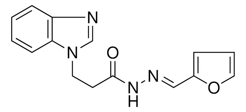 Sigma-Aldrich 3-BENZOIMIDAZOL-1-YL-PROPIONIC ACID FURAN-2-YLMETHYLENE-HYDRAZIDE,AldrichCPR