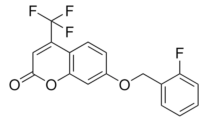 Sigma-Aldrich 7-(2-FLUORO-BENZYLOXY)-4-TRIFLUOROMETHYL-CHROMEN-2-ONE,AldrichCPR