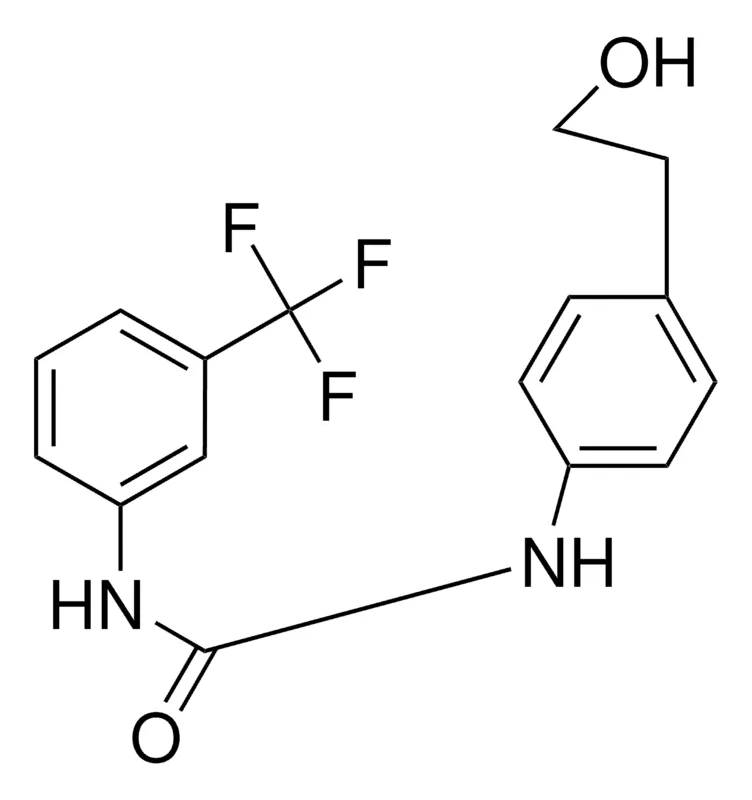 Sigma-Aldrich 1-(4-(2-HYDROXYETHYL)PHENYL)-3-(3-(TRIFLUOROMETHYL)PHENYL)UREA,AldrichCPR
