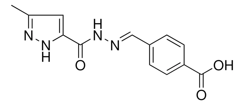 Sigma-Aldrich 4-(2-((3-METHYL-1H-PYRAZOL-5-YL)CARBONYL)CARBOHYDRAZONOYL)BENZOIC ACID,AldrichCPR