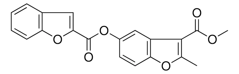 Sigma-Aldrich 3-(METHOXYCARBONYL)-2-METHYL-1-BENZOFURAN-5-YL 1-BENZOFURAN-2-CARBOXYLATE,AldrichCPR