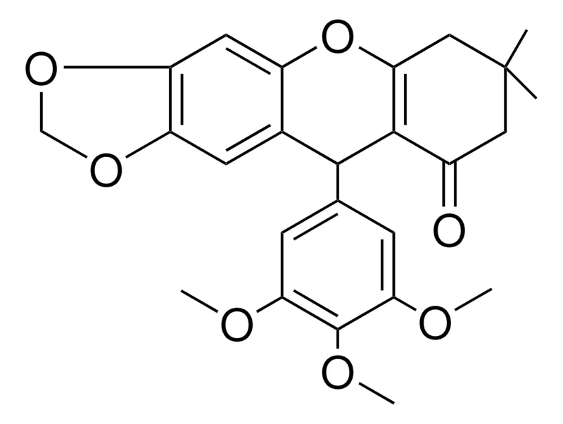 Sigma-Aldrich 7,7-DIMETHYL-10-(3,4,5-TRI-MEO-PH)-4H-1,3,5-TRIOXA-CYCLOPENTA(B)ANTHRACEN-9-ONE,AldrichCPR