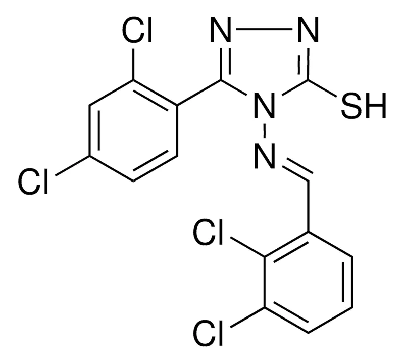 Sigma-Aldrich 4-((2,3-DICHLOROBENZYLIDENE)AMINO)-5-(2,4-DICHLORO-PH)-4H-1,2,4-TRIAZOLE-3-THIOL,AldrichCPR