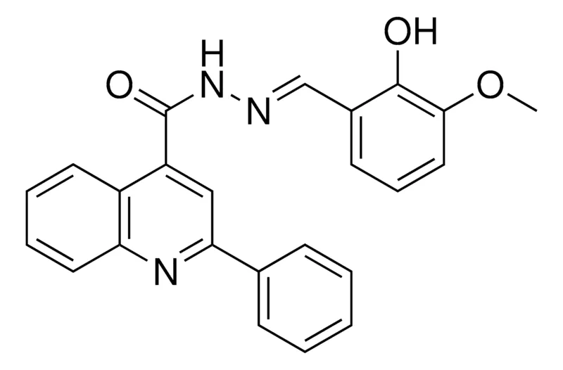 Sigma-Aldrich 2-PHENYL-QUINOLINE-4-CARBOXYLIC ACID (2-HYDROXY-3-METHOXY-BENZYLIDENE)-HYDRAZIDE,AldrichCPR