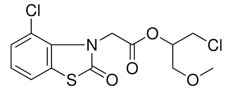 Sigma-Aldrich (4-CL-2-OXO-BENZOTHIAZOL-3-YL)-ACETIC ACID 2-CHLORO-1-METHOXYMETHYL-ETHYL ESTER,AldrichCPR