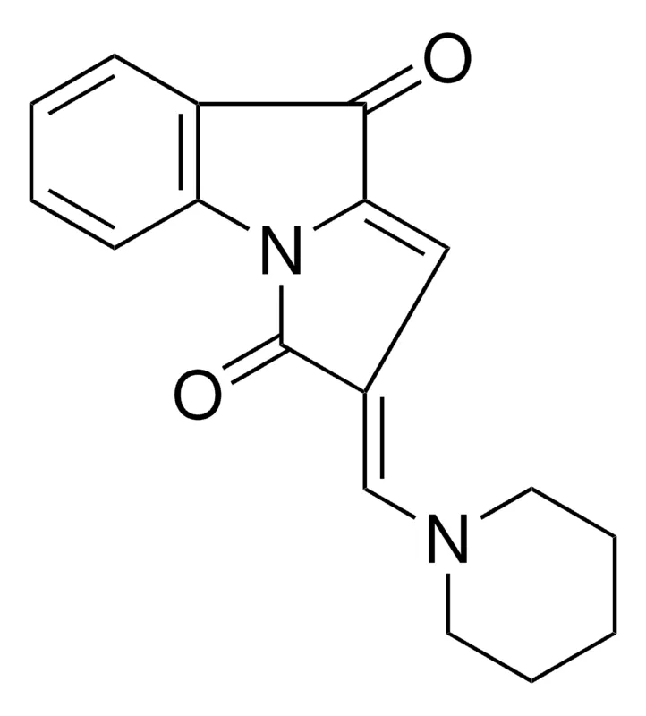 Sigma-Aldrich 2-(1-PIPERIDINYLMETHYLENE)-3H-PYRROLO(1,2-A)INDOLE-3,9(2H)-DIONE,AldrichCPR
