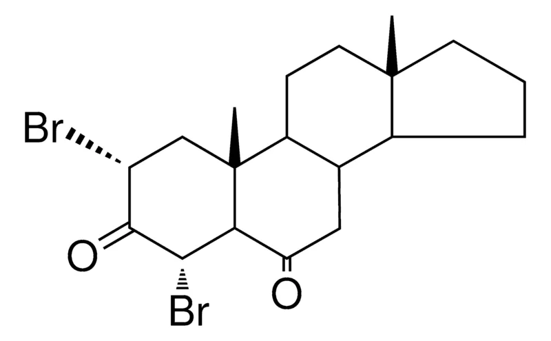 Sigma-Aldrich 2,4-DIBROMO-10,13-DIMETHYL-TETRADECAHYDRO-CYCLOPENTA(A)PHENANTHRENE-3,6-DIONE,AldrichCPR