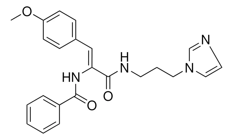 Sigma-Aldrich N-(1-(((3-(1H-IMIDAZOL-1-YL)PR)AMINO)CARBONYL)-2-(4-MEO-PHENYL)VINYL)BENZAMIDE,AldrichCPR