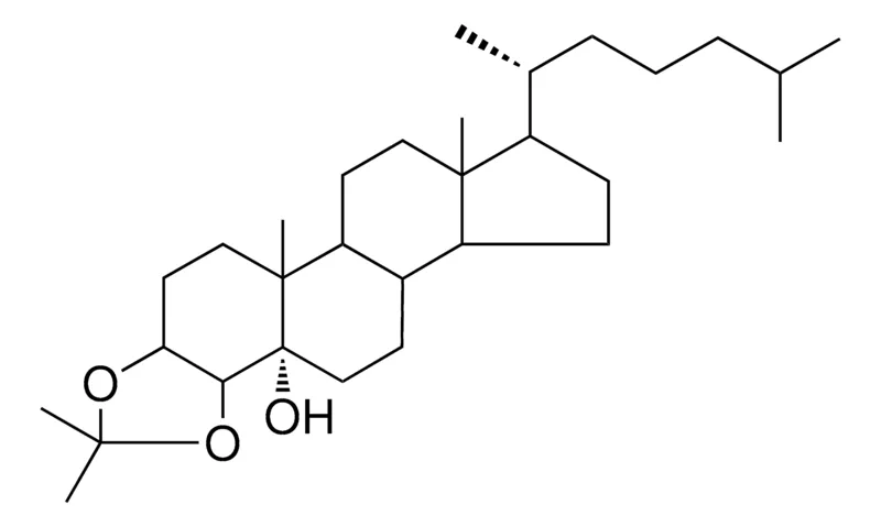 Sigma-Aldrich 3-BETA,4-BETA-ISOPROPYLIDENEDIOXY-5-ALPHA-CHOLESTAN-5-OL,AldrichCPR