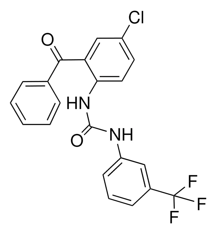 Sigma-Aldrich 1-(2-BENZOYL-4-CHLOROPHENYL)-3-(3-TRIFLUOROMETHYLPHENYL)UREA,AldrichCPR