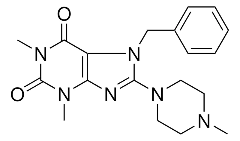 Sigma-Aldrich 7-BENZYL-1,3-DIMETHYL-8-(4-METHYL-1-PIPERAZINYL)-3,7-DIHYDRO-1H-PURINE-2,6-DIONE,AldrichCPR