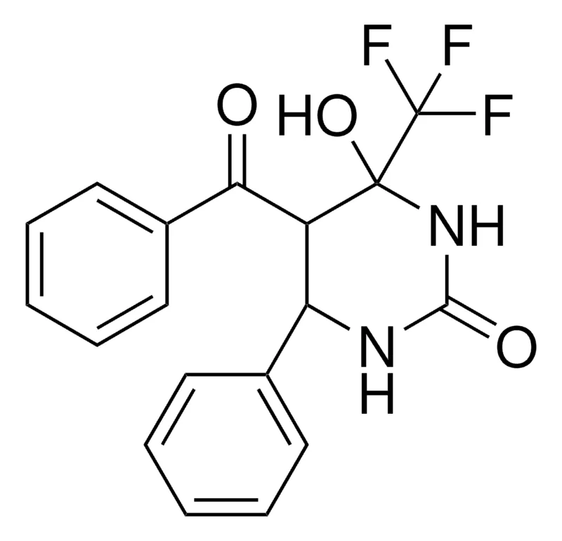 Sigma-Aldrich 5-BENZOYL-4-HYDROXY-6-PHENYL-4-(TRIFLUOROMETHYL)TETRAHYDRO-2(1H)-PYRIMIDINONE,AldrichCPR