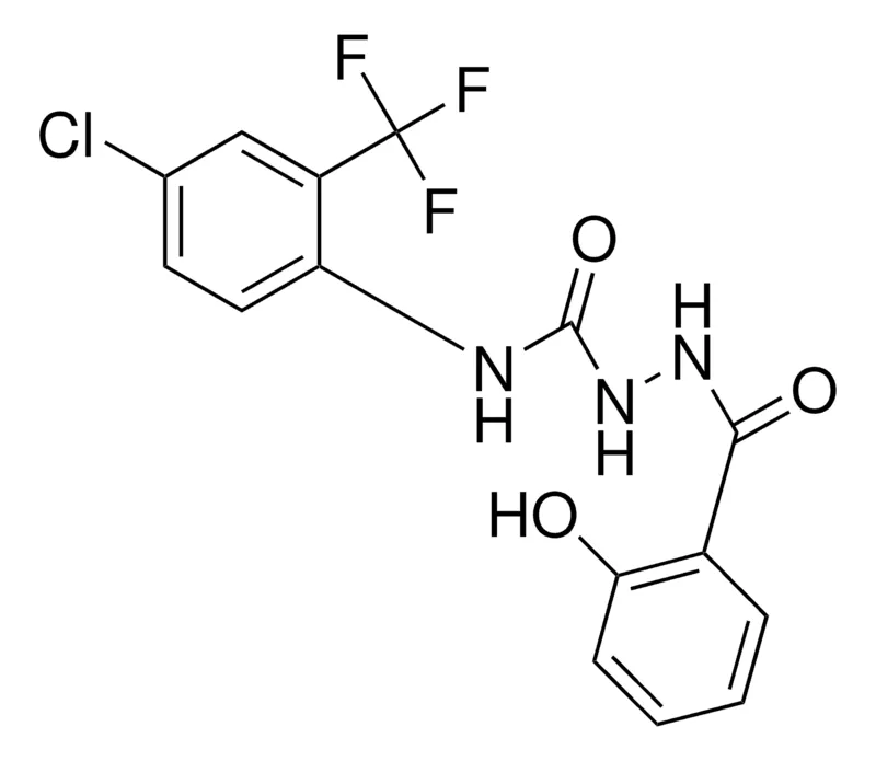 Sigma-Aldrich 4-(4-CHLORO-2-(TRIFLUOROMETHYL)PHENYL)-1-(2-HYDROXYBENZOYL)SEMICARBAZIDE,AldrichCPR