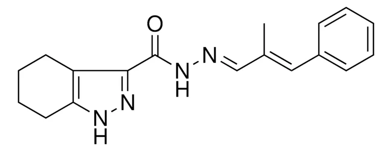 Sigma-Aldrich 4,5,6,7-4H-1H-INDAZOLE-3-CARBOXYLIC ACID (2-ME-3-PHENYL-ALLYLIDENE)-HYDRAZIDE,AldrichCPR