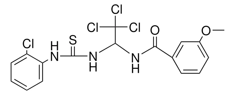 Sigma-Aldrich 3-METHOXY-N-(2,2,2-TRICHLORO-1-(3-(2-CHLORO-PHENYL)-THIOUREIDO)-ETHYL)-BENZAMIDE，AldrichCPR