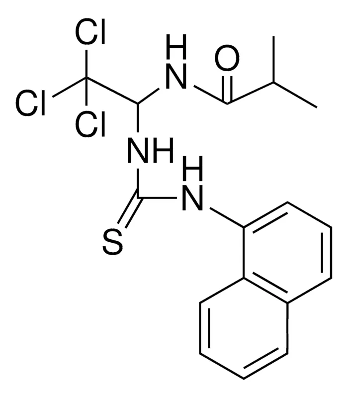 Sigma-Aldrich N-(2,2,2-TRICHLORO-1-(3-NAPHTHALEN-1-YL-THIOUREIDO)-ETHYL)-ISOBUTYRAMIDE,AldrichCPR