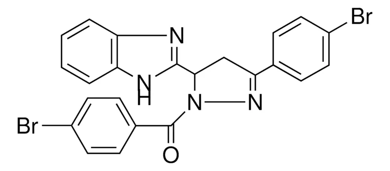 Sigma-Aldrich (5-(1H-BENZOIMIDAZOL-2-YL)-3-(4-BR-PH)-4,5-2H-PYRAZOL-1-YL)-(4-BR-PH)-METHANONE,AldrichCPR