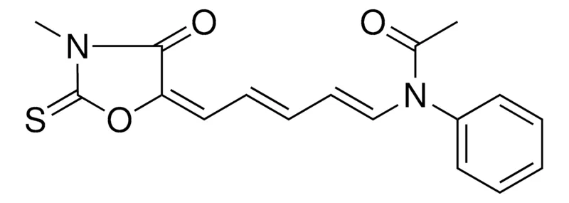 Sigma-Aldrich N-(5-(3-ME-4-OXO-2-THIOXO-OXAZOLIDIN-5-YLIDENE)-PENTA-1,3-DIENYL)-N-PH-ACETAMIDE,AldrichCPR