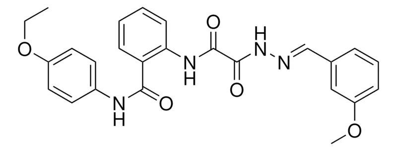 Sigma-Aldrich N-(4-ETHOXY-PH)-2-(((2-(3-METHOXYBENZYLIDENE)HYDRAZINO)(OXO)AC)AMINO)BENZAMIDE,AldrichCPR