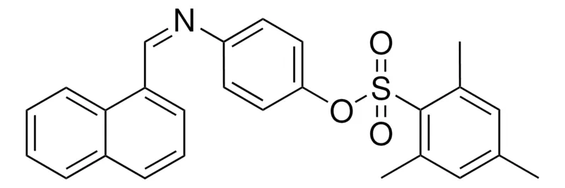 Sigma-Aldrich 2,4,6-TRI-ME-BENZENESULFONIC ACID 4-((NAPHTHALEN-1-YLMETHYLENE)-AMINO)-PH ESTER,AldrichCPR