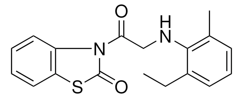 Sigma-Aldrich 3-((2-ETHYL-6-METHYL-PHENYLAMINO)-ACETYL)-3H-BENZOTHIAZOL-2-ONE,AldrichCPR