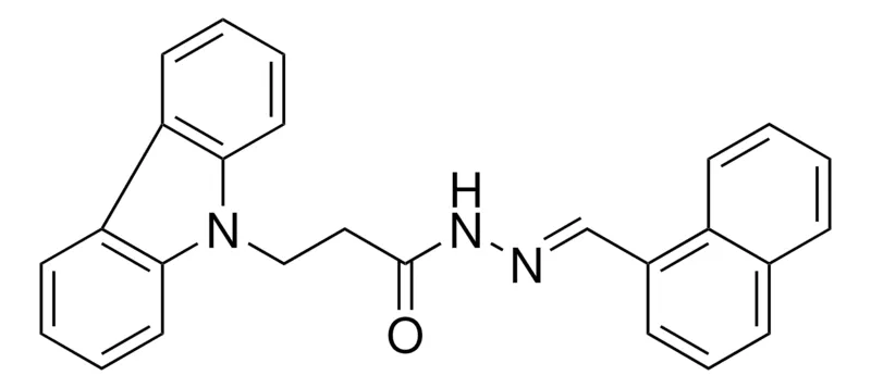 Sigma-Aldrich 3-CARBAZOL-9-YL-PROPIONIC ACID NAPHTHALEN-1-YLMETHYLENE-HYDRAZIDE,AldrichCPR