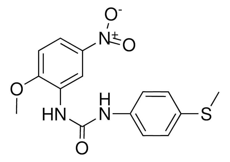 Sigma-Aldrich 1-(2-METHOXY-5-NITROPHENYL)-3-(4-(METHYLTHIO)PHENYL)UREA,AldrichCPR